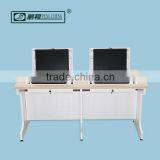 2 Person Seat Use Study Room Flip-up Computer Table thumbnail-2