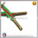 Antique Brass Lace Aglet Metal Cord Tip With Logo