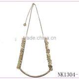 African Leaves Necklace,big Chunky Necklaces Wholesale Necklace thumbnail-1