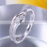 CZ Jewellery Cubic Zirconia Engagement Wedding Ring Design for Women Latest Fashion Silver Jewelry thumbnail-6