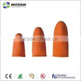 Orange Anti-slip Finger Cots, Dotting Finger Cot Supplier