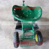 Yard Lawn Utility Cart With Tractor Seat thumbnail-1