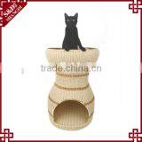 S&D China Production Good Quality Wicker Rattan Handmade Durable Cat , Rabbit , Tree Cat , Dog Pet Cat Play House