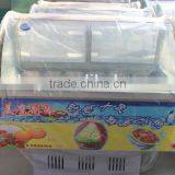 Curved Glass Gelato Ice Cream Display Freezer thumbnail-1