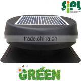 Solar vent 12 inch axial fan include battery system, rechargeable solar attic fan for home