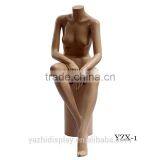 Abstract Sexy Headless Female Sitting Mannequin for Window Display thumbnail-1