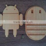 Wooden Phone Holder Android Robot thumbnail-4