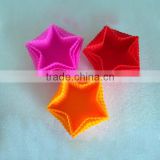 Hot selling high quality food standard star shaped silicon cake cup moulds, mini silicone cake cups