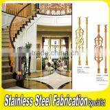 Interior Antique Bronze Integral Aluminum Handrail for Stairs thumbnail-3