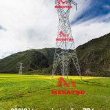 MEGATRO 220KV Transmission Line ZB1 Horizontal Type Suspension Tower thumbnail-2