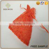 Sheer and Bright-colored Drawstring Mesh Bag thumbnail-5