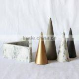 Cone Shape Plain or Bare Concrete Interior Decoration Items thumbnail-2
