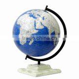 Educational World Globe With Metal Arc & Wooden Stand, Rotating World Globe, Unique World Globe, Table World Globe, thumbnail-1