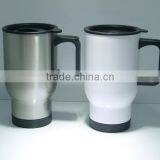 Silk Screen Printing Double Wall 16OZ Stainless Steel Mug / Travel Mug / Auto Mug thumbnail-1