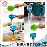 FDA & LFGB Multifunction Collapsible Silicone Funnel Foldable Funnel thumbnail-1