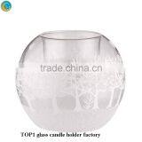 Snow Scene Cylinder Glass Candle Jars thumbnail-3