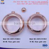 China Manufacturer Rose Gold Circle Pewter Hip Flask thumbnail-3