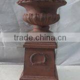 Garden Antique Fiberglass Urn Planter Wholesale thumbnail-2