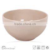 5.5 Inch Ceramic Rice Bowl Solid Green Color 13.5cm Stoneware Cereal Bowl thumbnail-4
