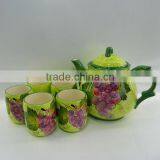 DECAL DESIGN CERAMIC TEA POT SET