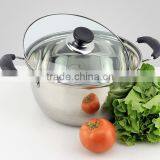 26cm Stainless Steel Soup Pot Kitchen Cooking Pot Stockpot for Gas and Induction Cooker thumbnail-5