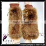 CX-A-29B Winter Genuine Raccoon Fur Leg Warmer Wholesale thumbnail-5