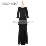 Guangzhou Wholesale Fashion Elegant Pink Sweetheart Evening Dress for Lady thumbnail-1