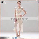 Machine Crochet Popular Ladies Long Evening Party Fashion Dress thumbnail-3