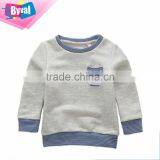 Kids Hoodies 100% Cotton Children Autumn Wear Coat Striped Collar Pullover Sweatshirt Jumpers Wholesale thumbnail-4