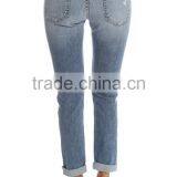 Ripped Denim Jeans ,ripped Jeans Denim,red Blue Denim Brand Jeans thumbnail-6