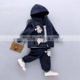 Wholesale Children's Boutique Clothing Baby Boys Winter Clothes Cotton Clothing Set thumbnail-1