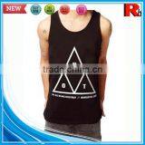 China Cheap Sports Bodybuilding Screen Printed Wholesale Tanktop Gym Men thumbnail-6