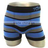 Strips Basic Mens Boxers Seamless Undergarments Hot Mature Sexy Men Underwear thumbnail-1