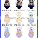 Summer Children Clothes Halter Floral Printed Decorative Tassels Baby Girl Romper Infant Bodysuit Toddler Newborn Clothes thumbnail-4
