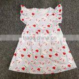 Wholesale Baby Clothes Cotton 3/4 Sleeve Ruffle Raglanbaby Icing Ruffle Top With Bunny Printed thumbnail-6