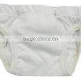 93% Cotton 7% Single Jersey Baby Training Pants (White Bleached) thumbnail-1