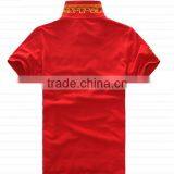 New Design Red Color Polo Shirt With Logo Print on Collar thumbnail-2