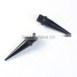 8mm Acrylic Ear Stretcher Expander Tapers Black Fancy Ear Plugs thumbnail-3