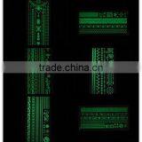 Hot Sale Triangle Pattern Metallicluster Waterproof Temporary Tattoo Stickers thumbnail-3