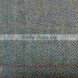 High Quality Woven Woolen Tweed Fabric, Scottish Style Tweed Fabric, Woolen Fabric, Scottish Fabric, Herringbone Twill Fabric thumbnail-1