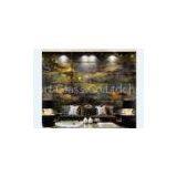 Contemporary Decorative Laminated Glass Panels / Colored Glass For Tv Background thumbnail-1