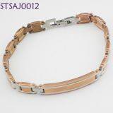 Men Metal Alloy Fashion Titanium Steel Bangle Gift Bracelet thumbnail-1