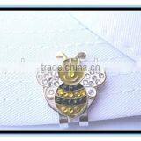 2015 Fashion Cute Honeybee Ball Magnetic Golf Ball Marker &magnetic Hat Clip