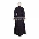 Customize Your High Quality Black Coat Abaya Wholesale,hot Selling Muslim Dress Dubai Abaya thumbnail-3