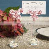 Pink Crystal Butterfly Place Card Holders thumbnail-1
