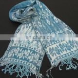 Viscose Lycra Scarf With Fringes in Beautiful Designs & Colors