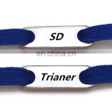 customized trainer shoelace metal tags