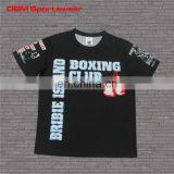 Custom design boxing t shirts