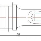 20mm Diameter Ceramic Ultrasonic Piezoelectric Transducer , 40Khz 200w Ultrasonic Transducer thumbnail-2