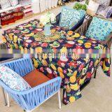 Fruit Printed Mixed Colorful Eco-friendly 100% Polyester Rectangle Table Cloth for Holiday Festival Wedding thumbnail-2
